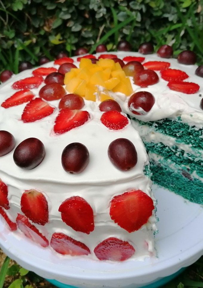 Una foto de Blue velvet frutal