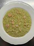 Risotto zucchine e gamberetti
