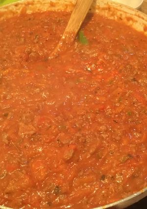 Una foto de Salsa bolognesa vegana