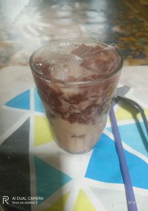 Foto resep Es lumut nutrijel coklat capucino