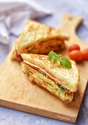 Foto resep Korean Street Food Sandwich