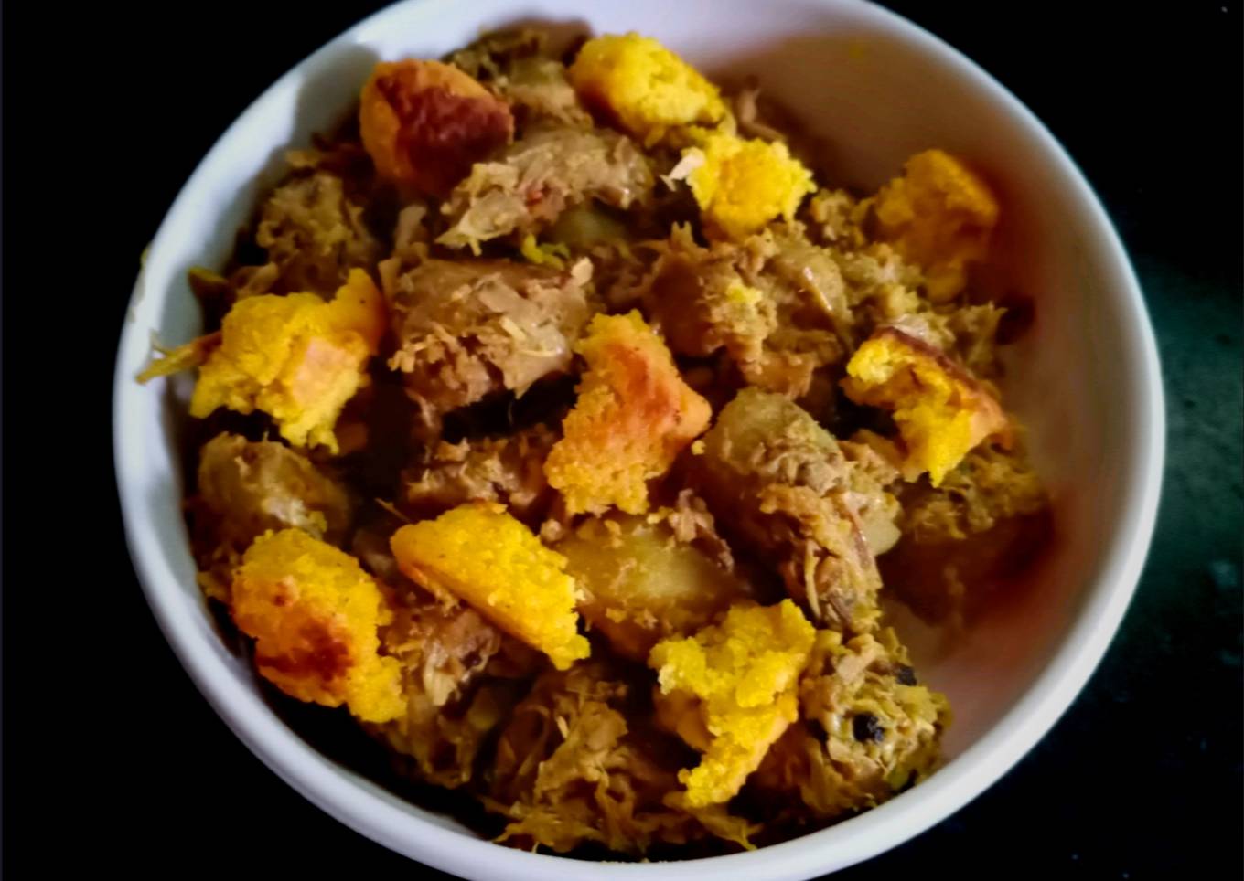 Mocha Ghonto/Banana flower curry(Bangladesh)