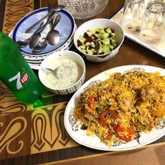 A picture of Daigi chicken Biryani.