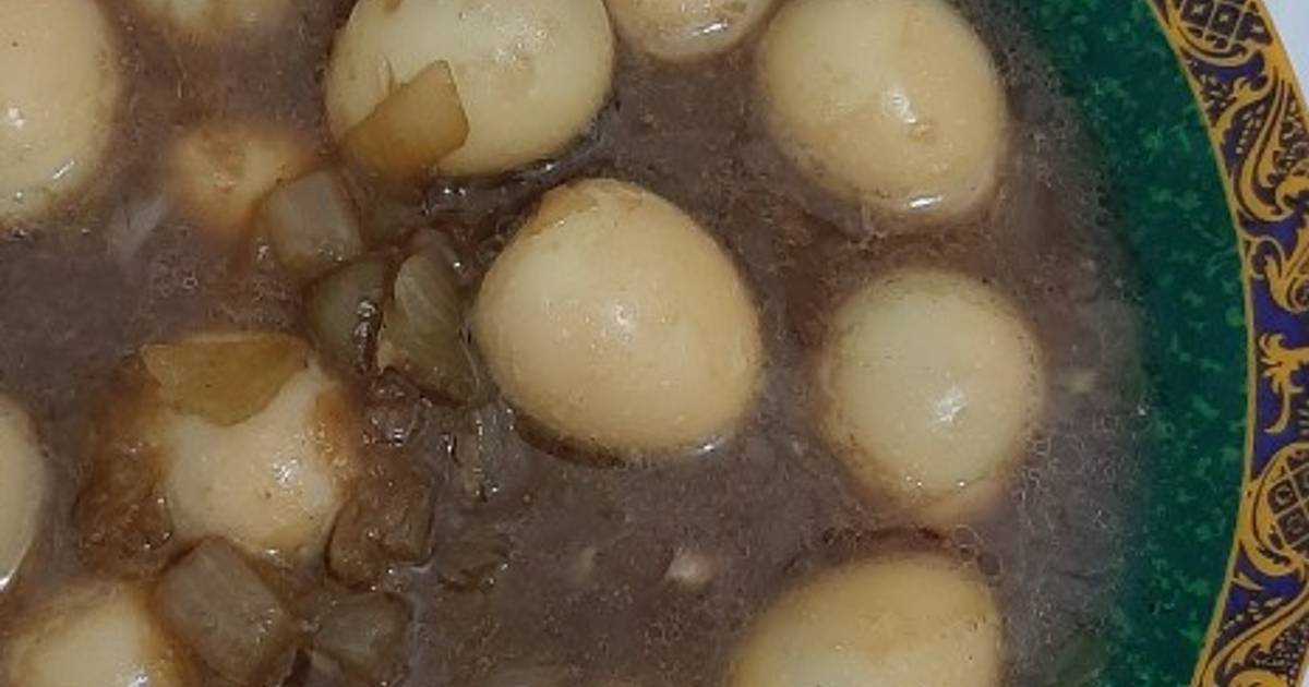 Resep Semur Telur Puyuh Oleh Florensia Wenda Cookpad