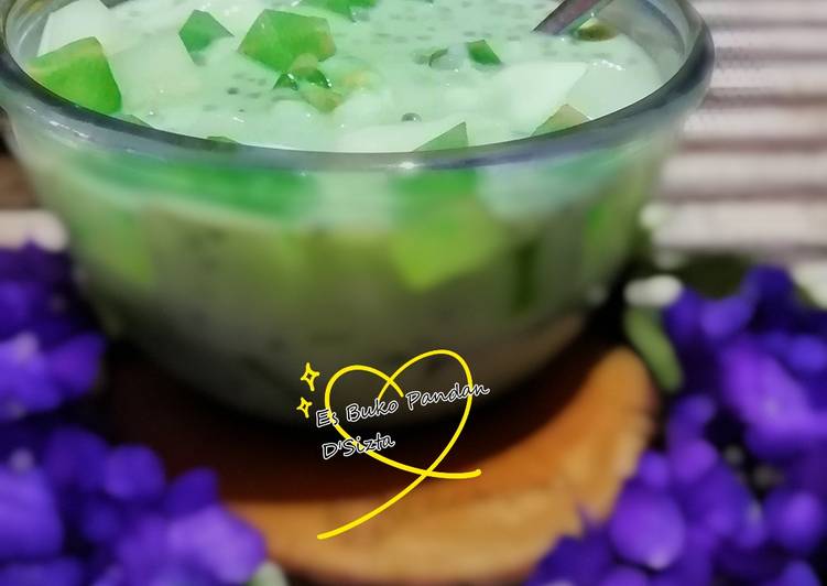 {Resep Es Buko Pandan Filipina 👍 yang Renyah