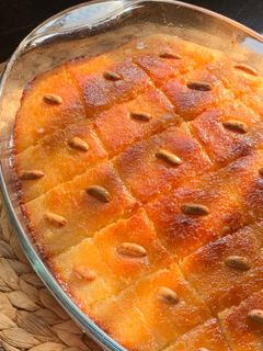 صورة لوصفة هريسة (بسبوسة)
