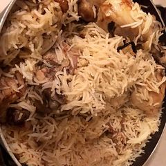 A picture of Hyderabadi Chicken Pulao.