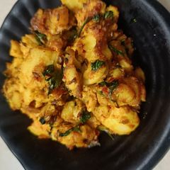A picture of Chatpate aloo ki sookhi sabzi.