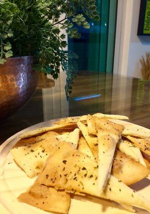 Foto de Crostini com flor de sal ervas finas