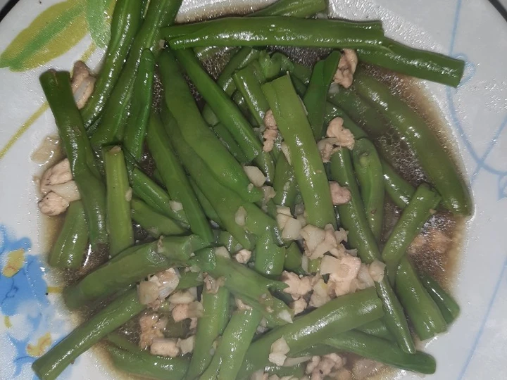 Langkah Gampang Menyiapkan Resep Tumis buncis cincang ayam yang  Bikin Ketagihan Anti Ribet, Mantap Sekali