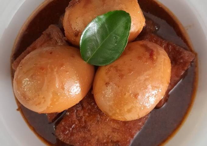 Semur Telor dan Tahu