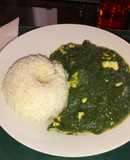 Palak paneer estilo Domi
