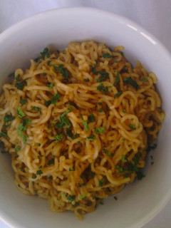 A picture of Noodles in Chunky Peanut Butter Dressing.