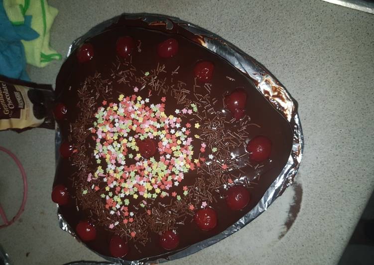 Cobertura de chocolate para bizcocho