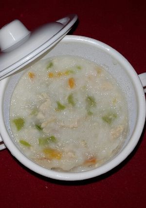 Foto resep Bubur Tim Menu 4* (Mpasi 10m+)