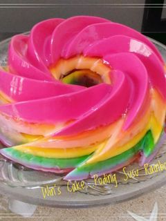 Foto resep Puding Susu Rainbow