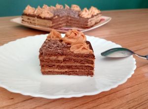 Una foto de Chocotorta