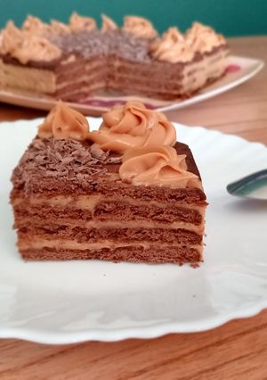 Una foto de Chocotorta