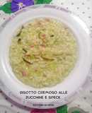 303 🍚Risotto cremoso alle zucchine e speck 🥓