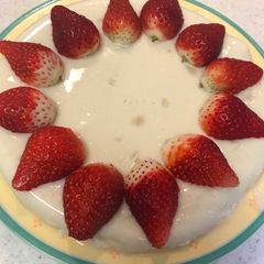 A picture of Soy milk sweet.