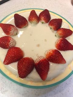 A picture of Soy milk sweet.