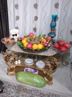 عکسی از دستور میز یلدا