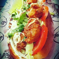 A picture of Cajun Shrimp Po' Boy.