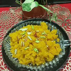 Mango Suji Halwa A picture of Mango Suji Halwa.