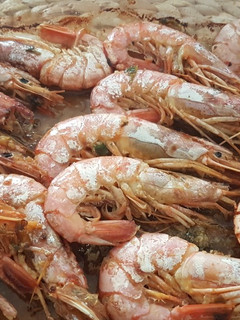 Una foto de Gambas al horno