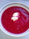 Sopa de remolacha (betabel)