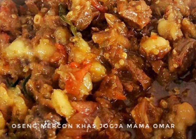 Resep Oseng Mercon Daging And Tetelan Khas Jogja Oleh Dapur Macio Cookpad