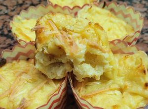Una foto de Muffins de coliflor y queso parmesano
