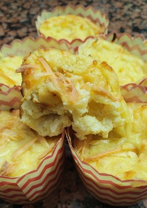 Una foto de Muffins de coliflor y queso parmesano