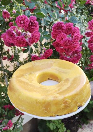 Una foto de Postre de vainilla✨👌