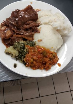 A picture of Chakalaka salad.