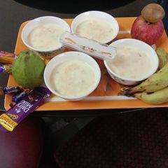 Custard fruits salad A picture of Custard fruits salad.