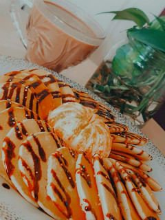 عکسی از دستور پنکیک🥞 🥰فسقلی خوشمزه😍🥞