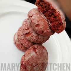 A picture of Red velvet cookies.