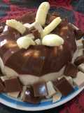 Gelatina choco-banana