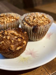 Una foto de Muffins frutos secos y dulce de leche