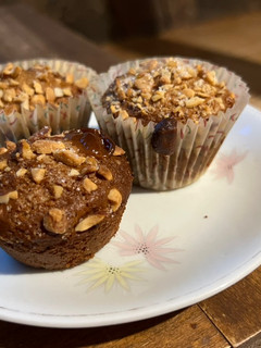 Una foto de Muffins frutos secos y dulce de leche