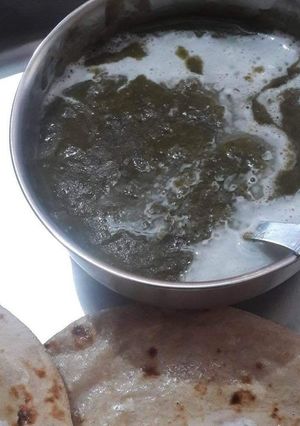A picture of Palak ka saag.