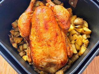 Poulet rôti / pommes de terre à l’air fryer