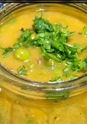 A picture of Green peas masala.