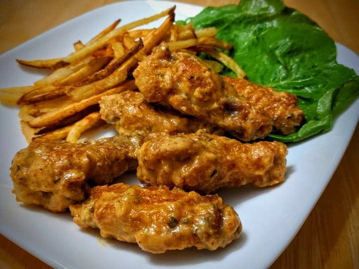Recipe Crispy Parmesan Garlic Wings the So Delicious You can take Joss in your mouth