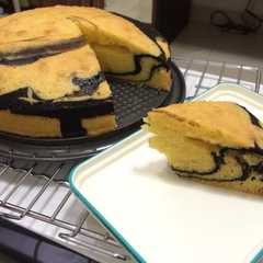 A picture of Marmer Cake tanpa pengembang.