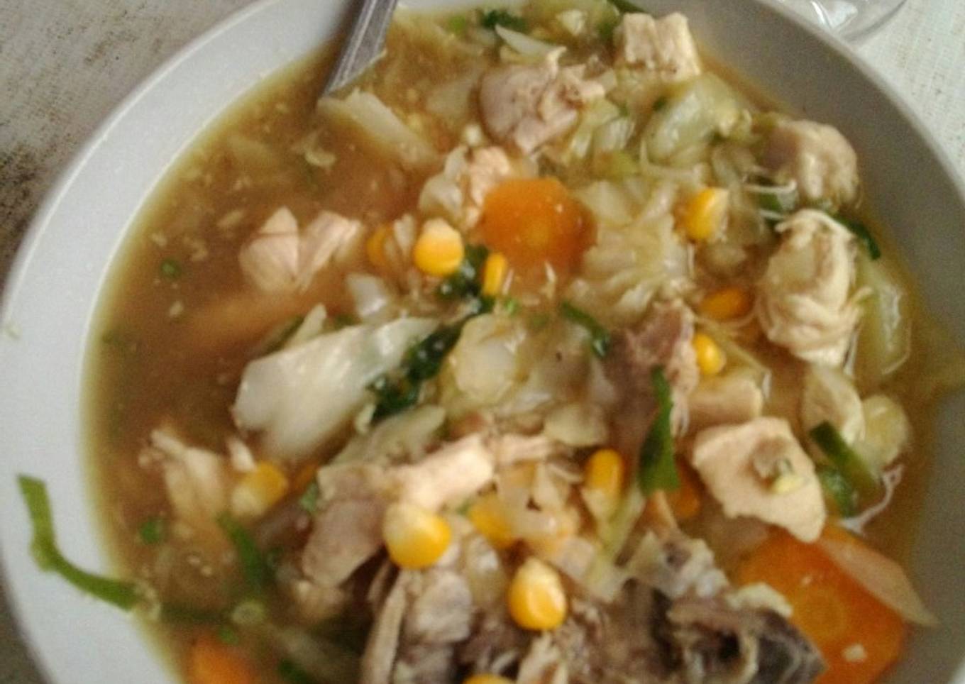 Sop ayam sederhana
