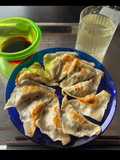 Gyozas de proteína de guisante y espinacas