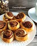Cinnamon rolls de hojaldre
