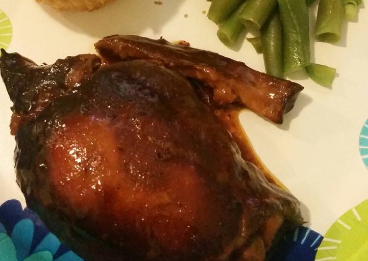 Recipe of Quick Slow Cooker BBQ Chicken